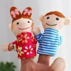 Puppets 6 Pieces Children Soothing Toy Soft Fabric Parent Child Education Communication Family Finger Doll Plush Toy 230613