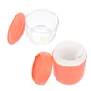 Ensembles de vaisselle Silicone bol de céréales conteneurs enfants petit déjeuner tasse Portable formule distributeur petits couvercles vache Sippy stockage