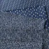 Tissu bleu marine pur coton tissus thé Art japonais matériaux faits à la main vêtements géométrie impression numérique tissu par demi-mètre 230613