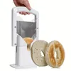 Bagel snijmachine, nieuwe huishoudelijke keuken bagel snijmachine, bagel snijmachine bakgereedschap, huishoudelijke broodmeshouder toast snijmachine, geassisteerde bakvorm bakplaat