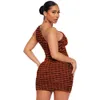 مصمم مثير جوفاء قطع اللباس الصيفي نساء واحد الكتف bodycon mini فساتين الشارع حفلة ليلية نادي ارتداء أنيقة Vestidos bulk بالجملة الملابس 9948