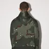 Mens Luxury Designer Camouflage Hoody Hoodies for Men Sweatshirts Womens Pullover Cotton Letter Lång ärm Fashion Hooded Man CHD2306145