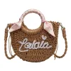 Borse da spiaggia fatte a mano da donna 2023 New Fashion Niche Portable Vegetable Basket Women's Popular Summer Crossbody