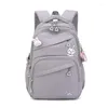 Sacs d'école Kawaii esthétique femmes sac à dos sac pour adolescentes japonais coréen sac à dos étudiant cartables avec accessoire mignon Mochila