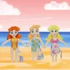 Hurtowa seria Mary Summer Swimsuit Princess Plush Toys Children's Games Plackates Wakacyjne prezenty Wakacyjne Dekoracja pokoju