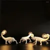 Veilleuses étude lumière lézard moderne résine animaux lampe pour chambre lecture décor caméléon vacances cadeaux