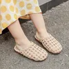 Baby Braided Sandals for Girls Kids Fashion Hollow Out Leather Shoe Soft Sole Retro Princess Slippers Beach Shoes 230613