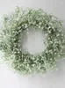 Dekorativa blommor påsksimulering Gypsophila Garland Decorations Festival Party Door Wall Hanging Wreath Scene Layout Ornament Home Decor