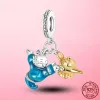 Dla Pandora Charms Sterling Srebrne koraliki Bransoletka Kolor Ladybug Infinity Beads Cz Little Chłopiec Charm podróży