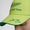 Casquettes de baseball 2023 Aston Martin F1 Team Alonso Baseball Hat Mode Sports Respirabilité