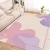 Carpets Pink Baby Sofa Carpet Aesthetic Balcony Custom Welcome Kawaii Pvc Designs Rug Cute Floor Girls Tapete Para Salas Home Decoration