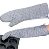 Gants de four 58cm Gants de four longs Gant de cuisine Gant de cuisine BBQ Coton résistant à la chaleur Cuisson Barbecue Outils de cuisson Accessoires de cuisine 230613