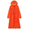 Giacche da donna Abbigliamento da sole da donna Giacca lunga leggera con protezione dai raggi UV Soprabito casual estivo con cappuccio Trench coat B95