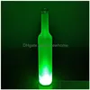 파티 장식 새로운 LED Lumious Bottle 스티커 코스터 배터리 전원 전원 드링크 컵 매트 데셀 축제 나이트 클럽 바 꽃병 드롭 DELI DH2BU