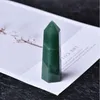 Ponto de cristal natural torre de energia de jade verde Ornamento de artes Varinhas de cura mineral reiki habilidade bruta pilar de quartzo Batnt