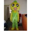 Hoge kwaliteit Geel Walking Doll Mascot Kostuum Top Cartoon Anime thema karakter Carnaval Unisex Volwassenen Maat Kerst Verjaardagsfeestje Outdoor Outfit Pak