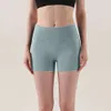 LL Shorts Taille Haute Hotty Hot Short Align Hr Été Doublure pour Femme Anti-éblouissement Polyvalent Élastique Coupe Ample Séchage Rapide Respectueux de la Peau Sportsand Sports