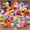 Charms 15 Styles Mix Fruit Animals Flowers Sieve Resin Earring Diy Findings Keychain Bracelets Pendant For Jewelry Making Drop Delive Smt7E