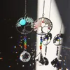 Garden Decorations Crystal Tree of Life Catchers Crystals Ball Maker Hanging Window Ornament Home Garden Decor