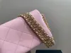 Mignon couleur bonbon Macaron diamant design sac à bandoulière cascade multi-chaîne sous les bras sac compact mini sac à bandoulière