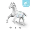 electricrc حيوانات RC Smart Robot Horse Interactive Remote Control Animal Dialogue Dialogue Sing Dance Sound Control Toy Pet Electronic Music Toys 230613