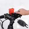 Bike Horns 140DB Bicycle Bell USB charging Loud Alarm Security Bicycle Bell Front Handlebar Electronic Horn Lamp Waterproof Bike Bells Ring 230614