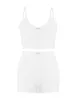 Kvinnors spårfamiljer Kvinnor sommar 2 stycken kläder blommor tryck kamisoler ärmlösa sling tank tops shorts set pyjamas lounge set