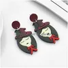 Charme Yaologe Neue Trend Einzigartige Designs Acryl Ohrringe Für Frauen Mode Cartoon Lange Anhänger Ohr Schmuck Mädchen Party Geschenke Drop del Smt78