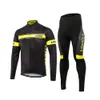 Conjunto de roupas de ciclismo de lã térmica para inverno masculino manga longa à prova de vento jaqueta de camisa de ciclismo com calças acolchoadas 3D