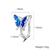 Casual Butterfly Nose Clip Fashion Personalized U-shaped False Nose Ring Faux Nose Piercing Jewelry for Women