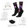 Мужские носки Hip-Hop Trapstar красочные печатные носки для носков все сезоны теплые носки для экипажа пота, поглощающий удивительный подарок для него ее 230613