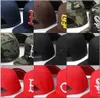 2024 Męskie wszystkie drużyny sportowe czapki snapback płaskie kolory w stylu baseballowym czapki z szarym kolorem pod brzegi jeden rozmiar szwy
