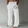 Calça Masculina Jodimitty Algodão Verão Cor Sólida Respirável Masculino Casual Cintura Elástica Fitness Hip Hop Streetwear 230614