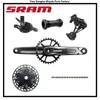 Desviadores de bicicleta SRAM SX NX GX EAGLE 1x12 velocidade 1150T Conjunto de câmbio Desviador Cadeia Pedivela com cassete 230614