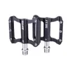 Bike Pedals ZTTO MTB Aluminum Flat Pedal Antislip Mountain Road Smooth Bearing 230614