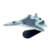 Авиационные модлевые Diecast Alloy 1100 Scale Russian Metal Metal Fighter SU 57 Модель самолета самолета SU-57 Модель для мальчиков-игрушек Коллекция 230613