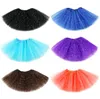 Girls Tutu Skirts Kids Clothes Star Glitter Ballets Fancy Pettiskirt Sequin Stage Dancewear Party Costume Summer Tulle Princess Mini Short Dress