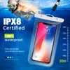 IPX8 Universal Waterproof Phone Case Water proof Bag Mobile Cover for iphone 11 12 Pouch Coque Underwater Cases Protector