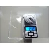 Vägningsvågar Mini Electronic Digital Scale Jewelry Väg NCE Pocket Gram LCD Display med Retail Box 500g/0,1 g 200 g/0,01 g Drop de DHBCT