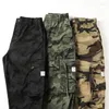 Calças masculinas americanas masculinas retrô camuflagem militar solta leggings resistentes masculinas slim fit bolso grande algodão puro roupas de trabalho casuais