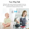 Baby Monitor Camera 2023 24G Audio sans fil Max 200M Plage de transmission Microphone intégré Ser TwoWay Talk Mnitoring 230613