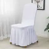 Cobertura para cadeira Encosto Cobertura Restaurante Banquete Casamento Casa El Branco Cinza Azul Elástico Decorar Assento