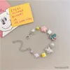 Bracelets Fashion Jewelry Colorful Porcelain Bead Bracelet Girls Cute Butterfly Chain For Women Kids Gift R230614