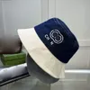 designer new 23ss color splicing designer Bucket hat lovers stessa estate vacanza all'aperto data protezione solare lettere casquette cappelli da uomo