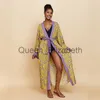 Abiti casual Para Praia Kimono Beach Robe 9 colori Bikini Cover Up Beachwear Femme Long Dress Sarong Women Loose Cardigan Costume da bagno Covers J230625