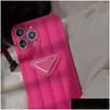 Obudowy telefonu komórkowego dla telefonu13 Case er case Pink Designer Mens Roman kolumna 13pro Max 11 12 Promax Xsmax Sile Fonecase Drop dostarczenie dhxcq