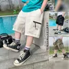 Shorts Boys Summer Loose Pants Teenager Trouser Clothes Casual Cargo Short Children's Elastic Waist Cotton 230614