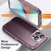 Defender Heavy Duty Shockproof Phone Cases for iPhone 15 14 plus 13 12 11 Pro Max Mini XR XS Samsung S23 S22 Ultra A53 A13 A54 3 in 1 Full Body Protection Cellphone Cover