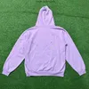 Etrz Men's Hoodies Sweatshirts Purple Sp5der 555555プルオーバーメン