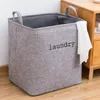 Depolama sepetleri taşınabilir keçe kullanışlı kirli giysiler sepet banyo çamaşırhane çevre oturma odası çocuk oyuncak 230613